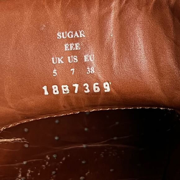 Hotter  Black Sugar Leather Loafers Flats Size 7 EEE Hook and Loop Strap - Picture 7 of 7